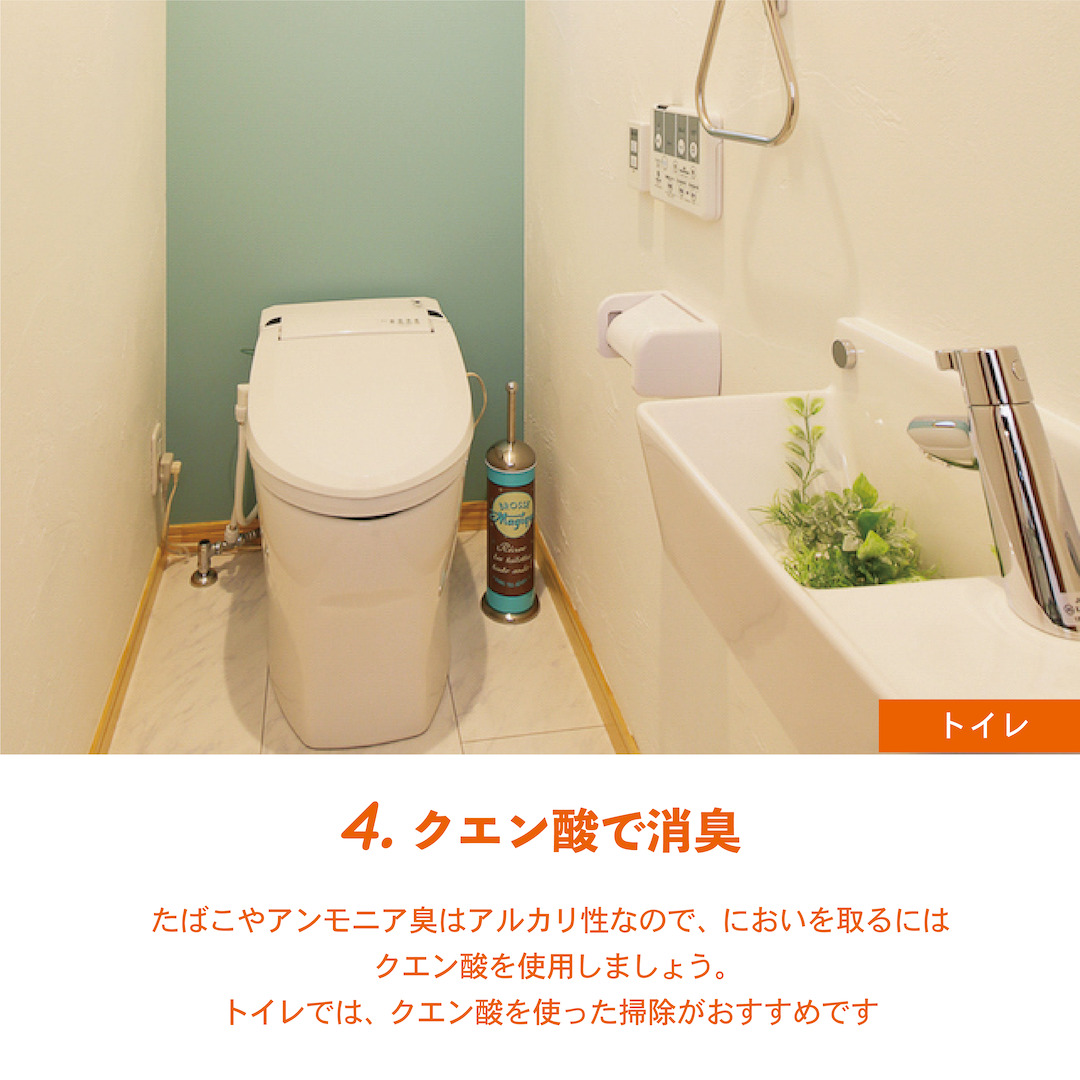 地球にも人にもやさしい！重曹とクエン酸でおそうじ