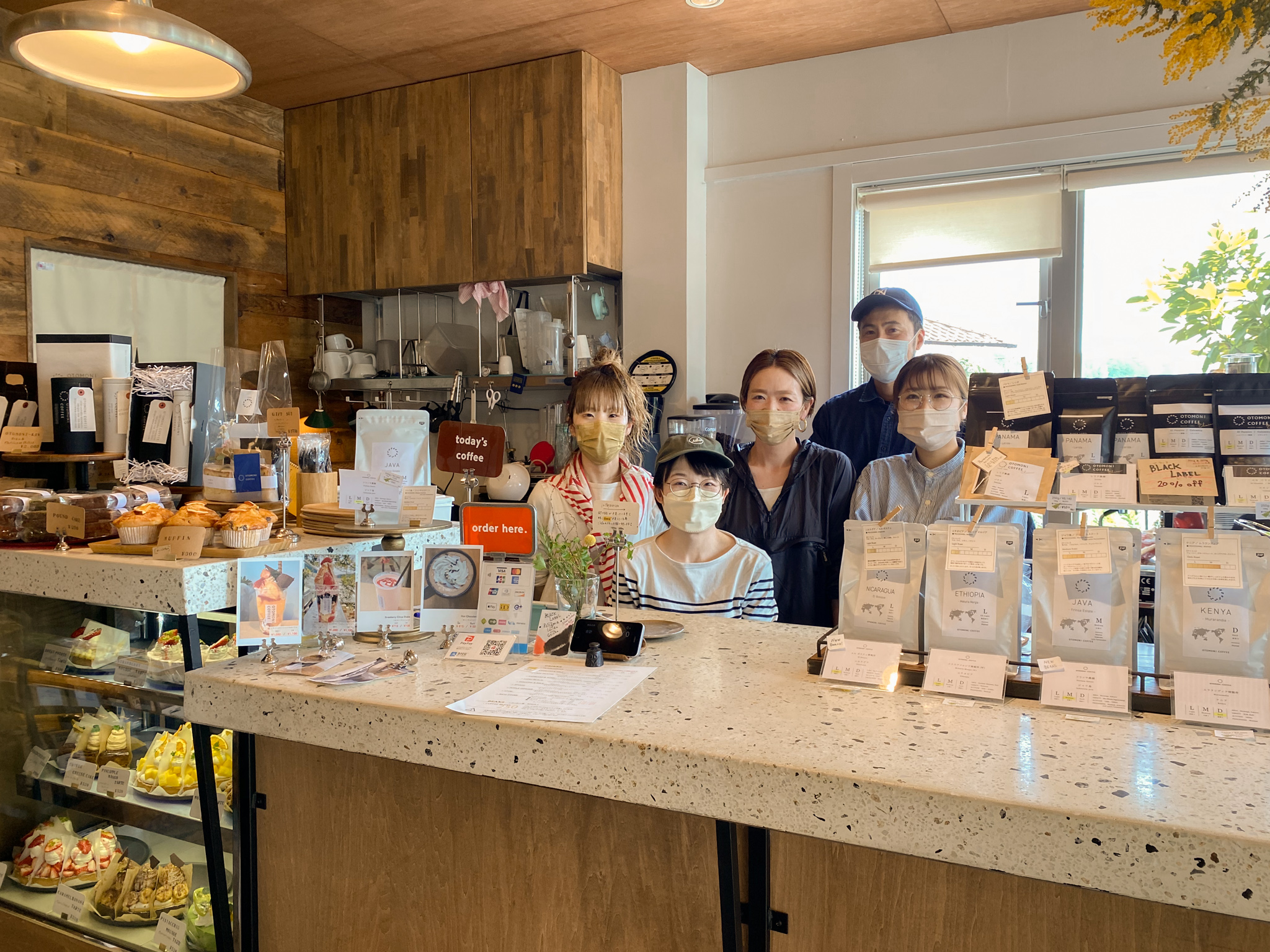 コーヒーもスイーツも絶品♩居心地の良いナチュラルな空間【OTOMONI COFFEE】