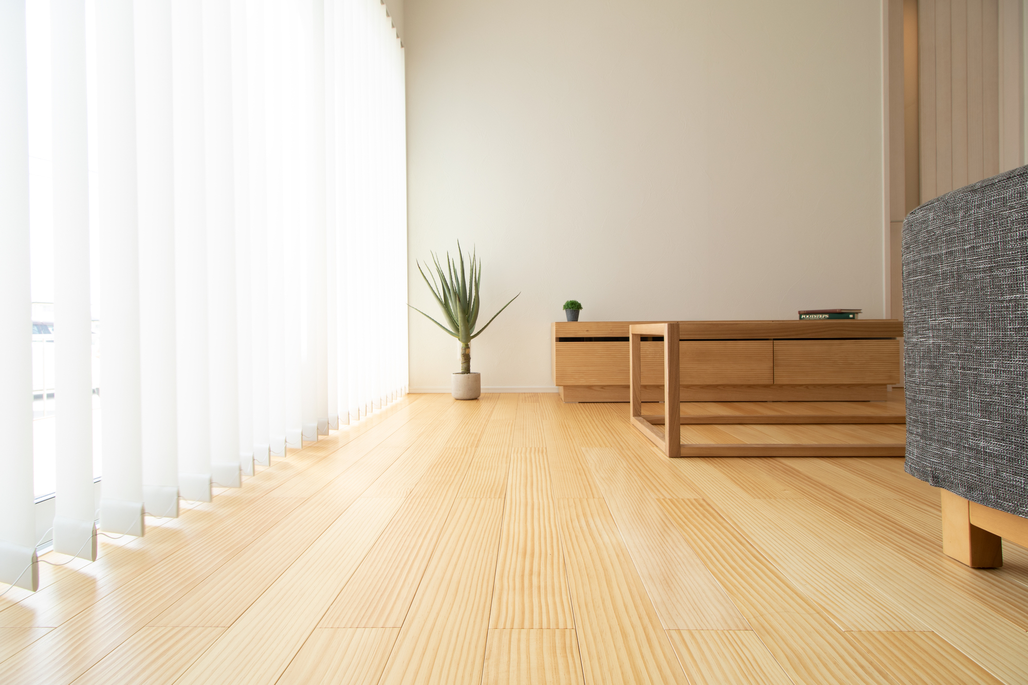 木の温かみを感じるナチュラルな平屋