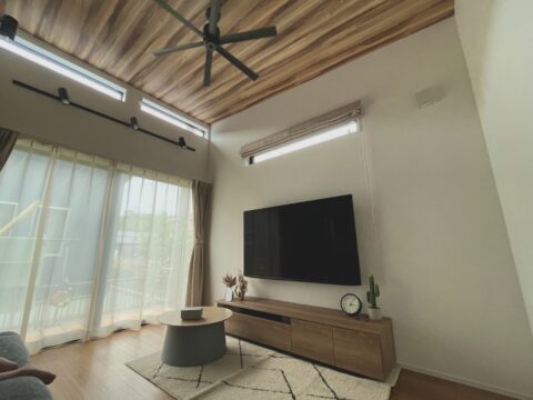 シンプルナチュラルテイストの平屋